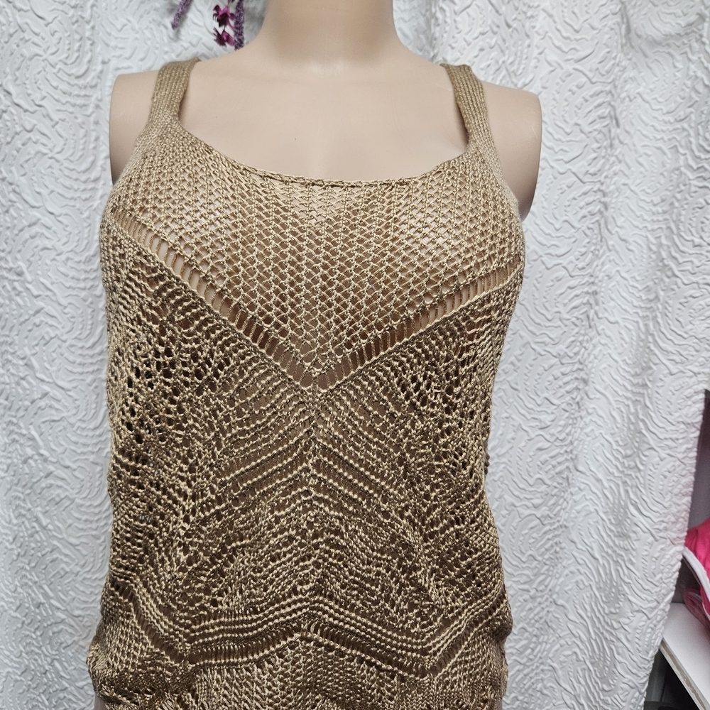 Almost Famous Metallic Knit Top